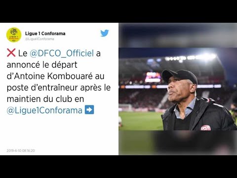 Ligue 1. Antoine Kombouaré ne sera plus l’entraîneur de Dijon la saison prochaine