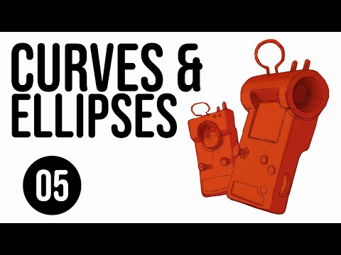 Drawing Primitive Forms From Imagination 05 - curves and ellipses