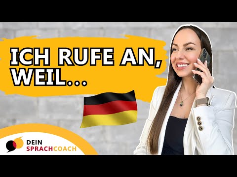 TELEFONIEREN AUF DEUTSCH (Kommunikation im Beruf | Business Deutsch | Redemittel)