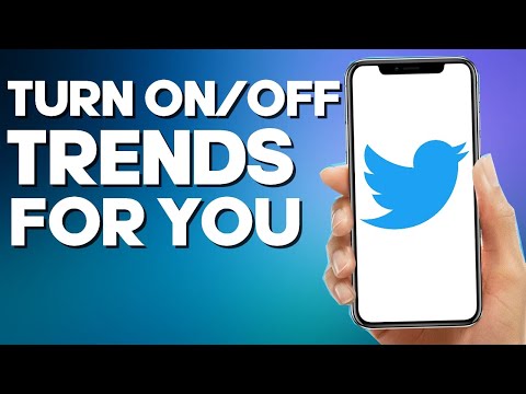 How to Turn off/on Trends For You on Twitter