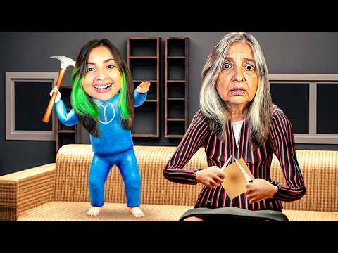 EU SÓ PRECISO FUGIR DA MINHA VÓ MAS... NA VERDADE ELA QUE PRECISA FUGIR DE MIM. 