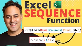 How to Use the Excel SEQUENCE Function