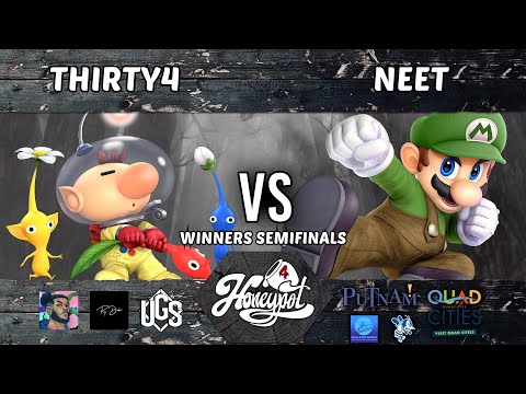 Honeypot 4 - Winners Semifinals - thirty4(Olimar) Vs. Neet(Mario)
