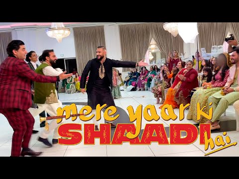 Mere Yaar Ki Shaadi Hai | Wedding Dance | Paris, France