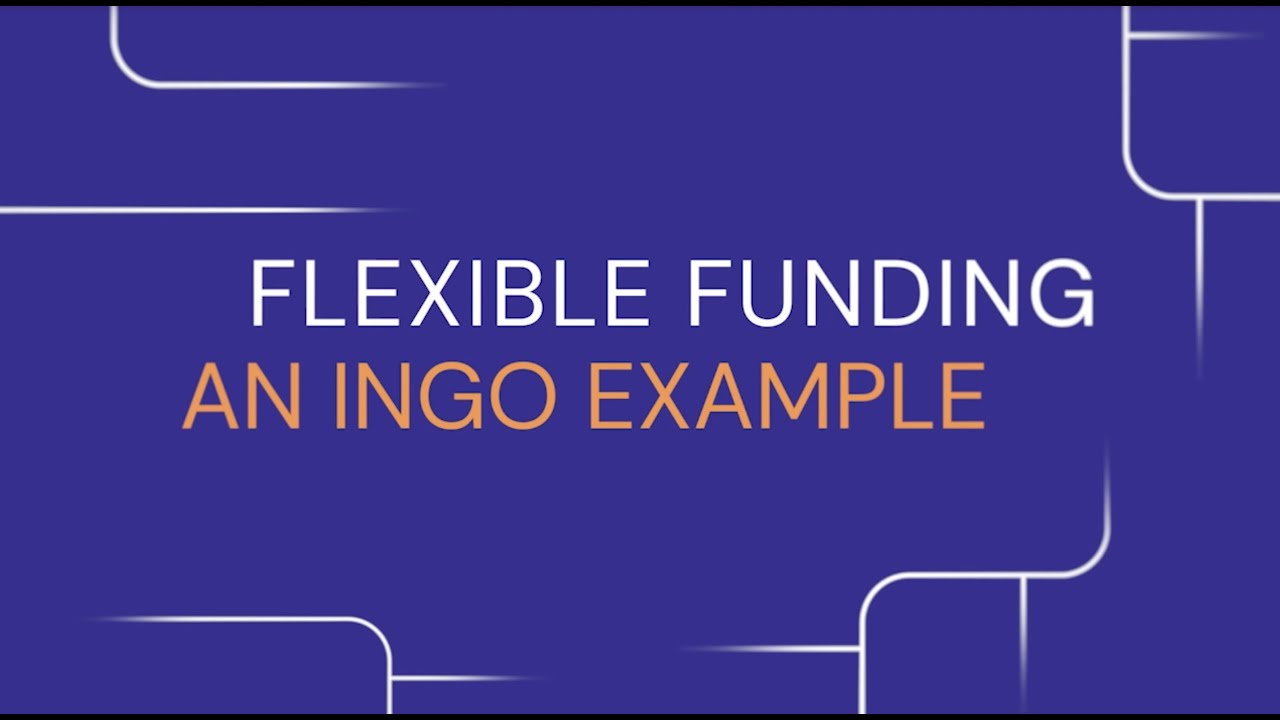Flexible funding in humanitarian assistance (INGO) | 2020 ALNAP Meeting