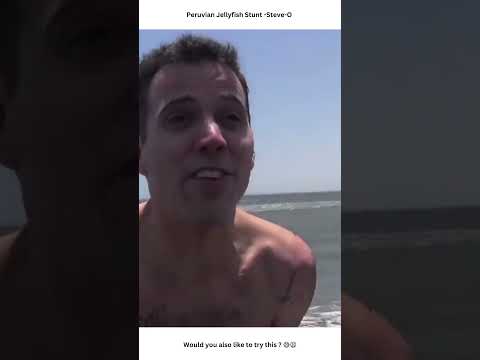 Peruvian Jellyfish Stunt #shorts