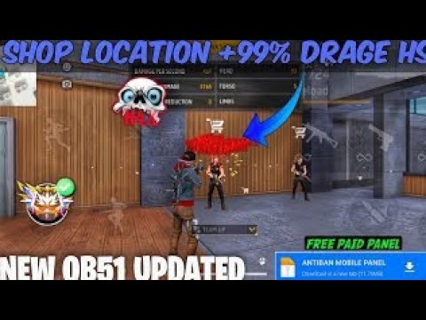 Ob51 New Drag Headshot + Shop location file 💀 #viral #freefire #howtomake 