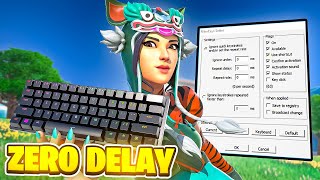 How to get ZERO INPUT DELAY on Keyboard with FilterKeys