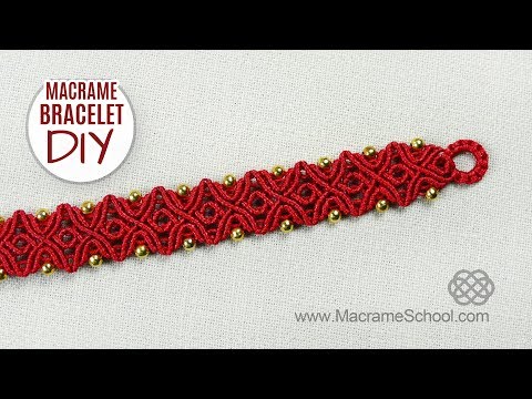 Spiral Macrame Patterns DIY Macrame Spiral Bracelets
