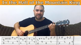 Fingerstyle Tutorial: In the Hall of the Mountain King (From Peer Gynt) - w/ TAB (Guitar Lesson)