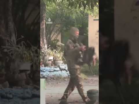 Panicked voters scramble in Philippines polling station shooting | AJ #shorts