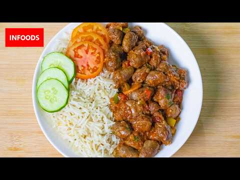 Chicken Hearts Recipe | How to Cook Chicken Hearts | Chicken Recipes | Infoods