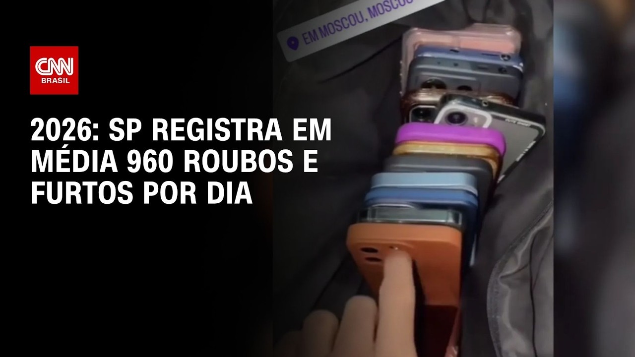 São Paulo registra em médio 960 roubos e furtos por dia | AGORA CNN