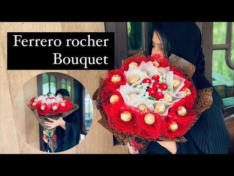 Ferrero rocher bouquet||gift ideas.