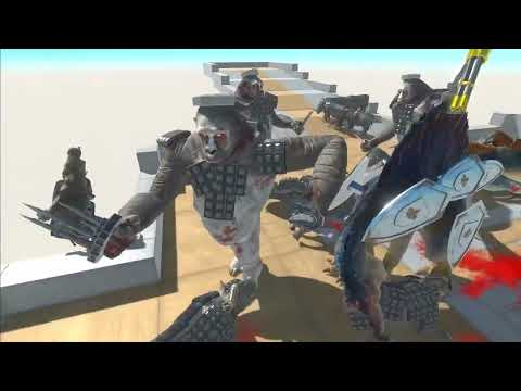 DEADLY RUN WITH EVERY WEAPON FPS animal revolt battle simulator