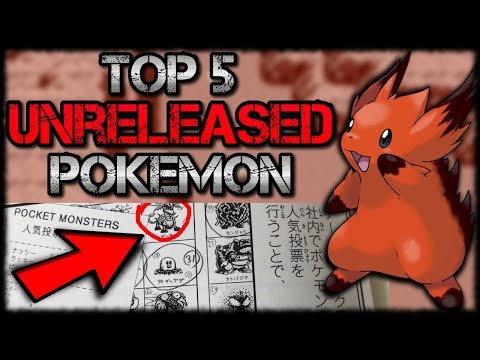 Top 5 Secret UNRELEASED Prototype Pokémon!