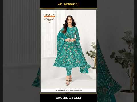 Mayur Anarkali Vol 3 - Readymade Dress – product video thumbnail