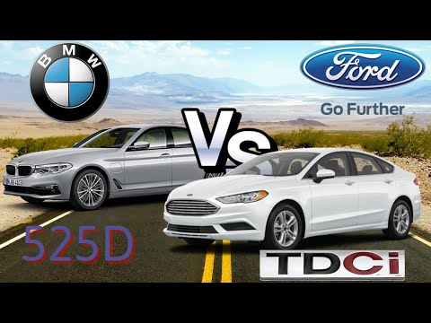 Bmw F10 525D 218 PS VS Ford Mondeo 2.0 tdci 210 PS acceleration  DRAG RACE
