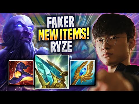 FAKER TRIES RYZE WITH NEW ITEMS! - T1 Faker Plays Ryze MID vs Karma! | Preseason 2023
