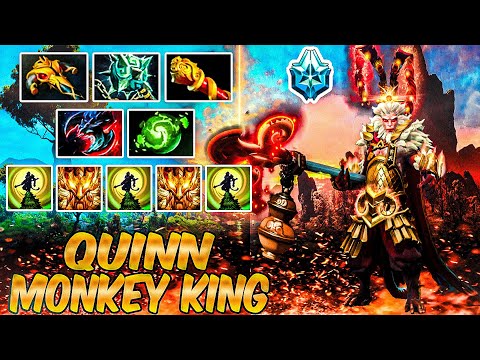 Monkey King Quinn 26 Kills Vs Larl Sand King - Dota 2 Pro Gameplay