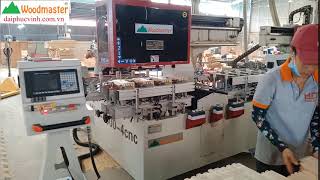 WWoodmaster. MÁY ĐỤC MỘNG ÂM CNC 4 ĐẦU. MÁY KHOAN MỘNG ÂM CNC