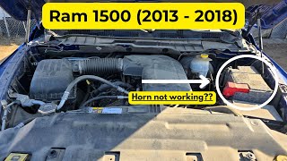 Ram 1500 - HORN FUSE LOCATION (2013 - 2018)
