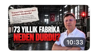 Orta Anadolu Mensucat Neden Kapandı