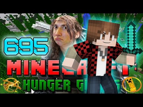 Minecraft: DIAMOND SWORD Hunger Games w/Bajan Canadian! Game 695