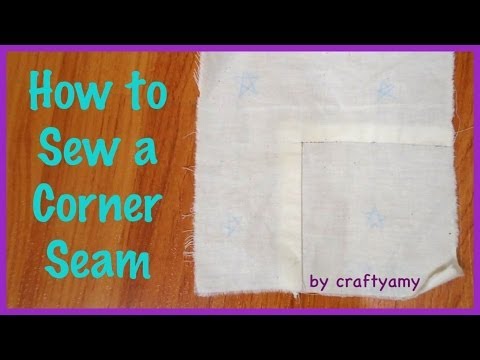 How to sew a Corner Seam | Sewing 101 Ep.7