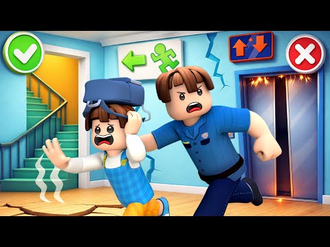 ROBLOX Brookhaven 🏡RP: Earthquake Safety | Roblox Edgar