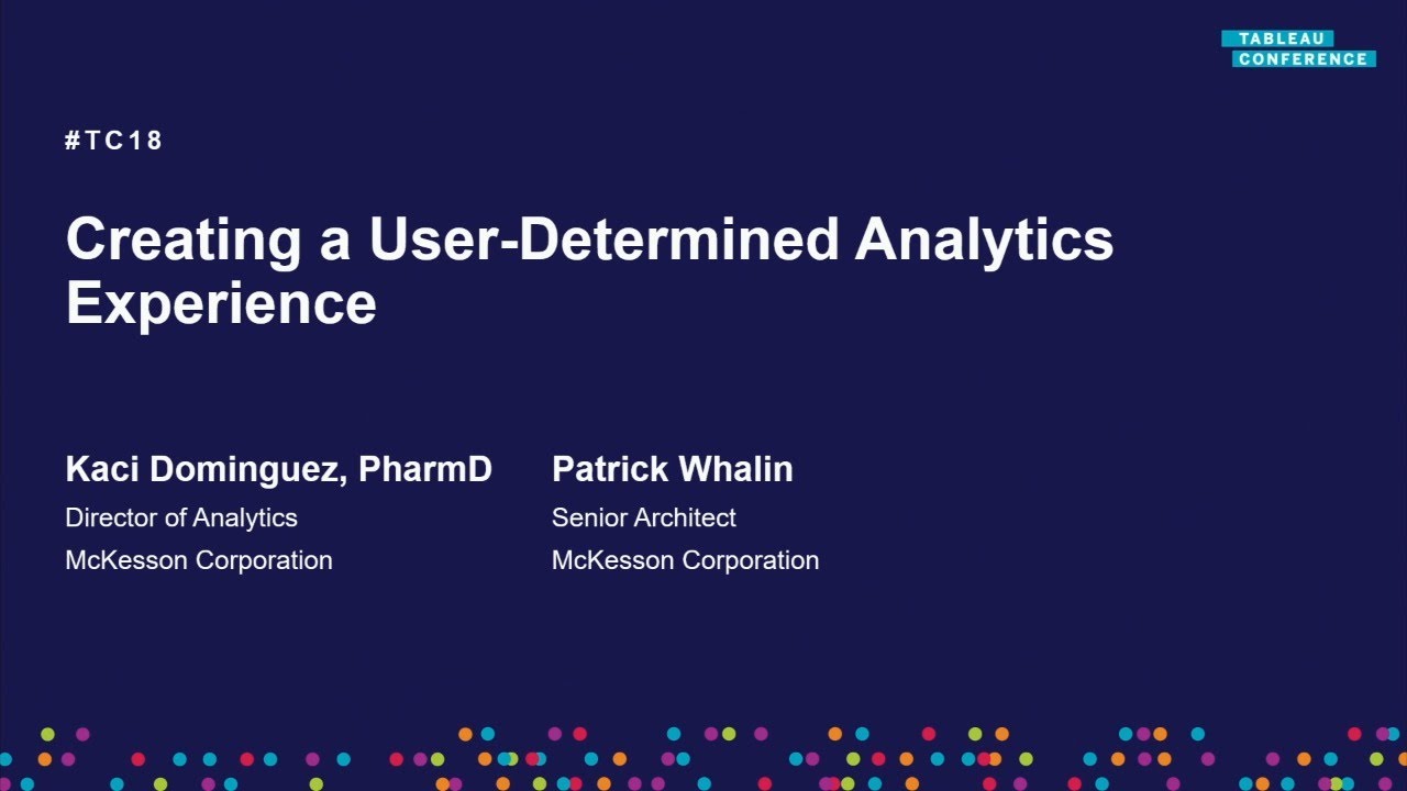 McKesson Corporation.Creating a user-determined spend analytics experience