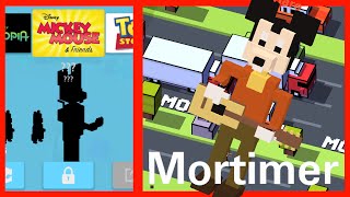 DISNEY CROSSY ROAD Secret Characters : Mortimer Unlock (Mickey & Friends) | iOS Gameplay