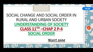 L-10||class 11th || sociology ||social change and social order ||crime violence||chap 2||p-5