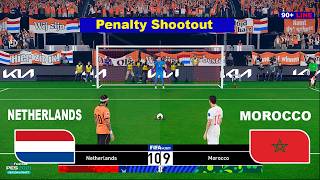 NETHERLANDS vs MOROCCO | Penalty Shootout | Full Match All Goals | Simulation PES NETHERLANDS vs MOROCCO | Penalty Shootout | Full Match All Goals | Simulation PES
