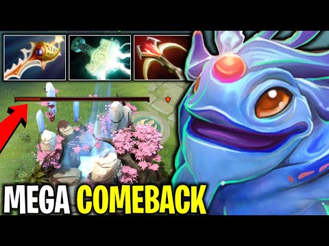 EPIC PRO BATTLE  PUCK CARRY BUILD RAMPAGE IMPOSSIBLE MEGA CREEPS COMEBACK | DOTA 2