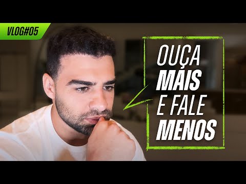 APRENDA A OUVIR E SE DÊ BEM NA VIDA | MARCOS PAULO #vlog5