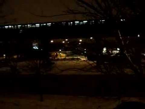 Sparks from Chicago CTA El Train - Ice Storm