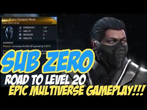 Injustice 2 Sub Zero Grinding for level 20 Epic gear