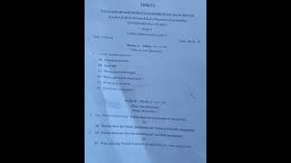 1st sem Environmental questions papers 2023 KU