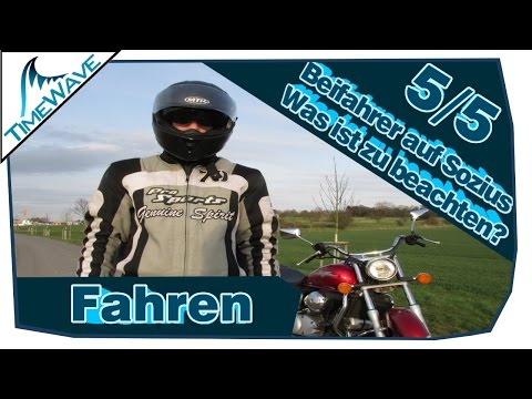 "Beifahrer auf Sozius, Was ist zu beachten? FAHREN" Teil 5/5 #22 Motorrad Allgemeinwissen