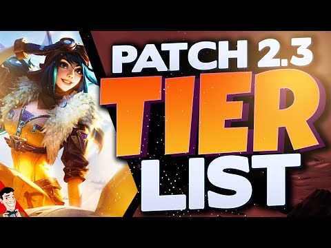 WILD RIFT Patch 2.3 HIGH ELO SOLO Q Tier List for ALL ROLES! | Pick the best META CHAMPIONS!