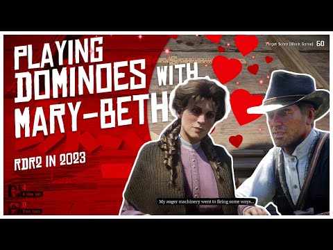 Arthur PLAYS DOMINOES with MARY-BETH | Red Dead Redemption 2 | No Commentary Gameplay