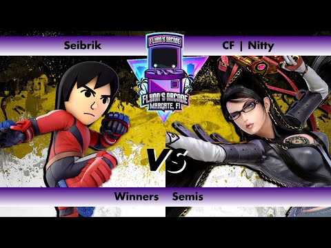 Flynn's Arcade 079 Winners Semis - Seibrik (Mii Brawler) vs CF | Nitty (Bayonetta) SSBU Tournament