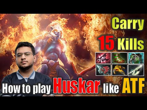 ATF THE BURNING SPEAR KING! 🔥💣 15 Kill Huskar Carry (Dota 2)
