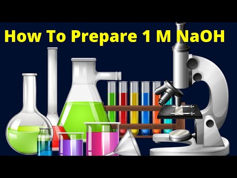 How to prepare 1m naoh solution