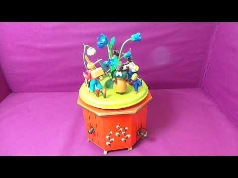 Steinbach uralte Spieluhr Nr. 030 - ein seltenes Sammlerstück aus dem Erzgebirge