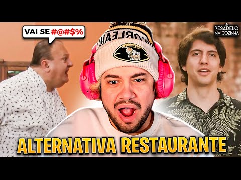 JACQUIN SURTOU com FUNCIONÁRIO do restaurante! - React Pesadelo na Cozinha
