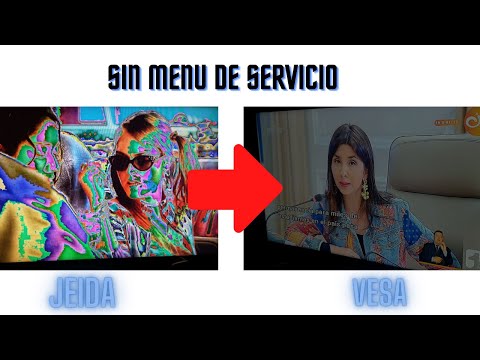 Jeida vesa change directly from the TCOM without a service menu.