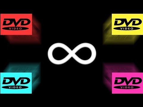 Bouncing DVD Logo Screensaver 4K 60FPS | 10 Hours | No Loop | Classic DVD Bounce