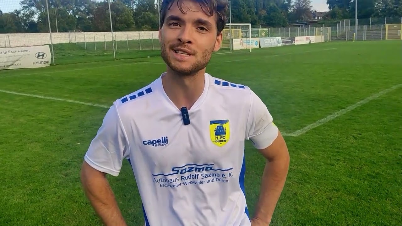  Niklas Koppitz – Kapitän 1. FC Düren – frühe Führung bereits nach sieben Minuten erzielt 